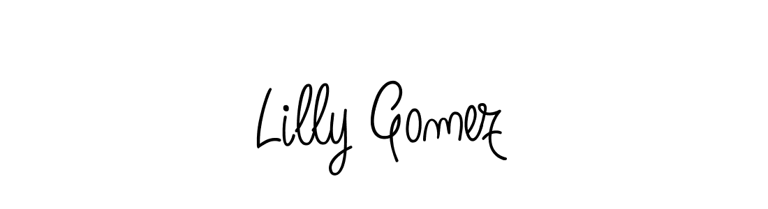 Make a short Lilly Gomez signature style. Manage your documents anywhere anytime using Angelique-Rose-font-FFP. Create and add eSignatures, submit forms, share and send files easily. Lilly Gomez signature style 5 images and pictures png