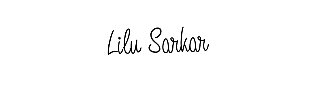 Make a short Lilu Sarkar signature style. Manage your documents anywhere anytime using Angelique-Rose-font-FFP. Create and add eSignatures, submit forms, share and send files easily. Lilu Sarkar signature style 5 images and pictures png