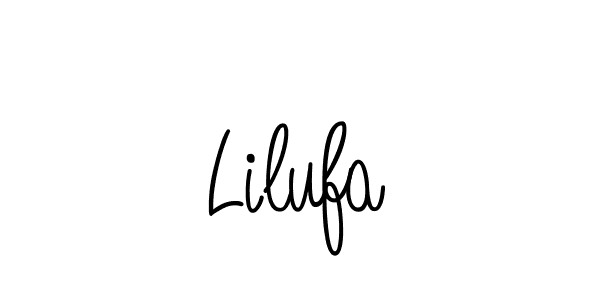 Best and Professional Signature Style for Lilufa. Angelique-Rose-font-FFP Best Signature Style Collection. Lilufa signature style 5 images and pictures png