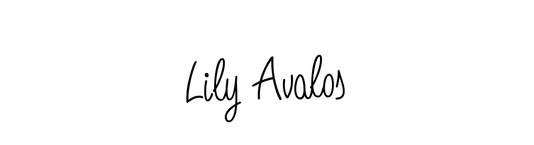 The best way (Angelique-Rose-font-FFP) to make a short signature is to pick only two or three words in your name. The name Lily Avalos include a total of six letters. For converting this name. Lily Avalos signature style 5 images and pictures png