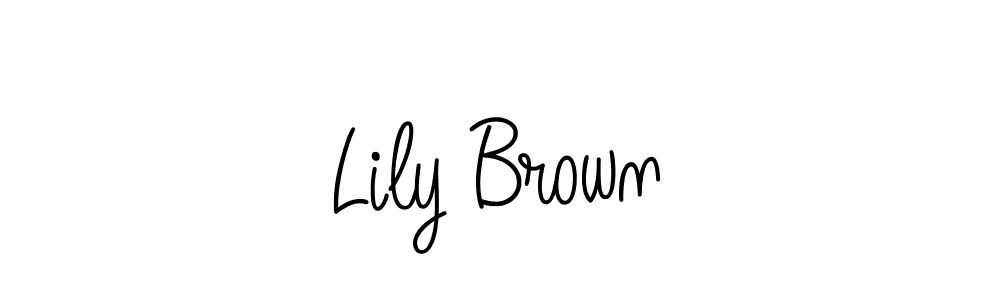 Check out images of Autograph of Lily Brown name. Actor Lily Brown Signature Style. Angelique-Rose-font-FFP is a professional sign style online. Lily Brown signature style 5 images and pictures png