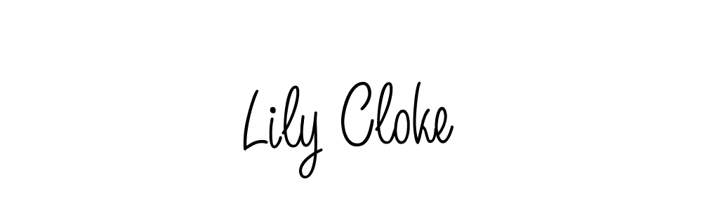 if you are searching for the best signature style for your name Lily Cloke. so please give up your signature search. here we have designed multiple signature styles  using Angelique-Rose-font-FFP. Lily Cloke signature style 5 images and pictures png
