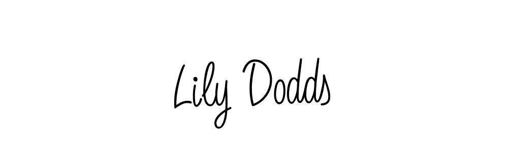 How to Draw Lily Dodds signature style? Angelique-Rose-font-FFP is a latest design signature styles for name Lily Dodds. Lily Dodds signature style 5 images and pictures png