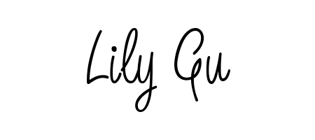 Discover how Lily Gu looks in an executive cursive font (Angelique-Rose-font-FFP). Perfect for legal documents, invoices, and certificates. Lily Gu signature style 5 images and pictures png