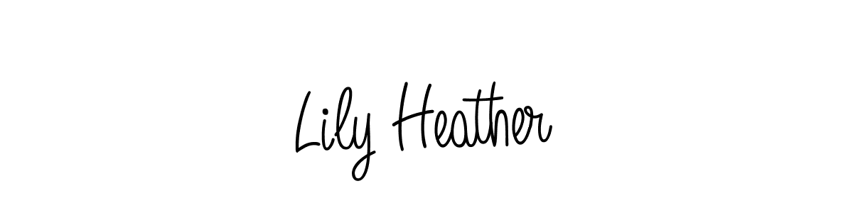 Make a short Lily Heather signature style. Manage your documents anywhere anytime using Angelique-Rose-font-FFP. Create and add eSignatures, submit forms, share and send files easily. Lily Heather signature style 5 images and pictures png