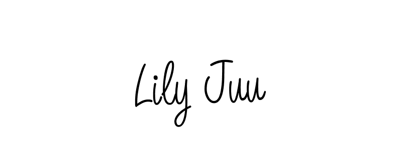 Create a beautiful signature design for name Lily Juu. With this signature (Angelique-Rose-font-FFP) fonts, you can make a handwritten signature for free. Lily Juu signature style 5 images and pictures png