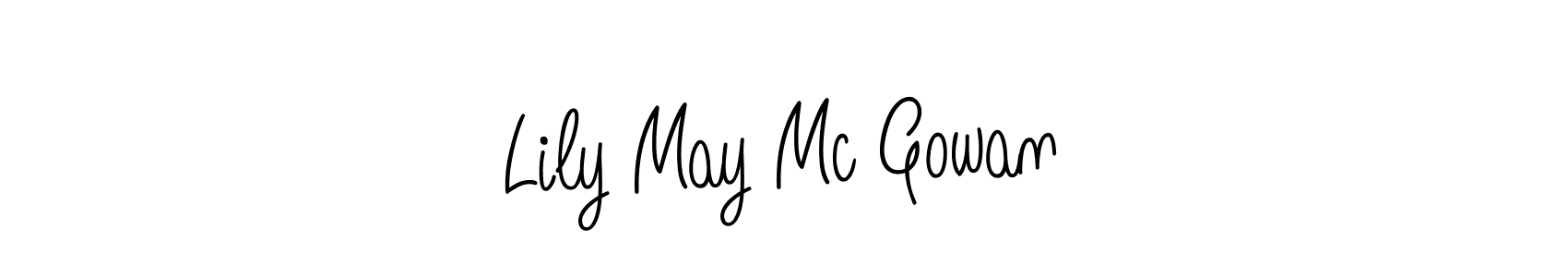 How to Draw Lily May Mc Gowan signature style? Angelique-Rose-font-FFP is a latest design signature styles for name Lily May Mc Gowan. Lily May Mc Gowan signature style 5 images and pictures png