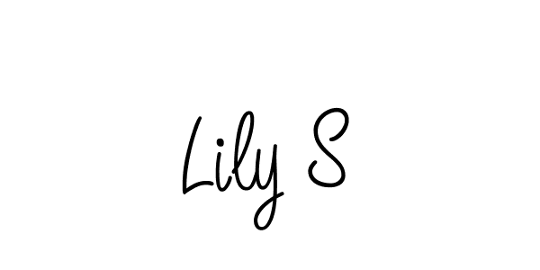 if you are searching for the best signature style for your name Lily S. so please give up your signature search. here we have designed multiple signature styles  using Angelique-Rose-font-FFP. Lily S signature style 5 images and pictures png