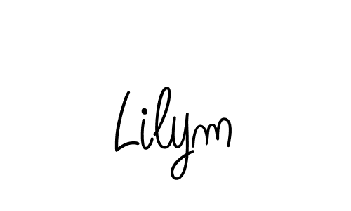 Design your own signature with our free online signature maker. With this signature software, you can create a handwritten (Angelique-Rose-font-FFP) signature for name Lilym. Lilym signature style 5 images and pictures png