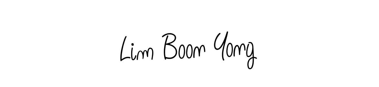 Also we have Lim Boon Yong name is the best signature style. Create professional handwritten signature collection using Angelique-Rose-font-FFP autograph style. Lim Boon Yong signature style 5 images and pictures png