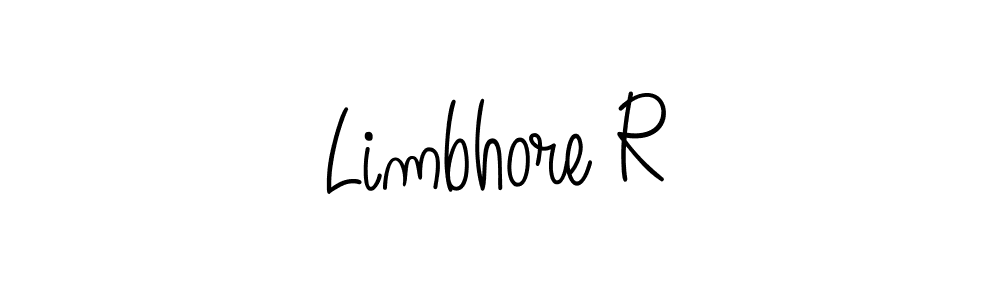 How to make Limbhore R signature? Angelique-Rose-font-FFP is a professional autograph style. Create handwritten signature for Limbhore R name. Limbhore R signature style 5 images and pictures png