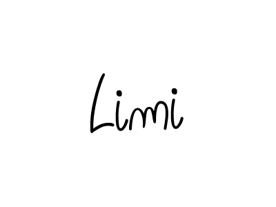 Limi stylish signature style. Best Handwritten Sign (Angelique-Rose-font-FFP) for my name. Handwritten Signature Collection Ideas for my name Limi. Limi signature style 5 images and pictures png