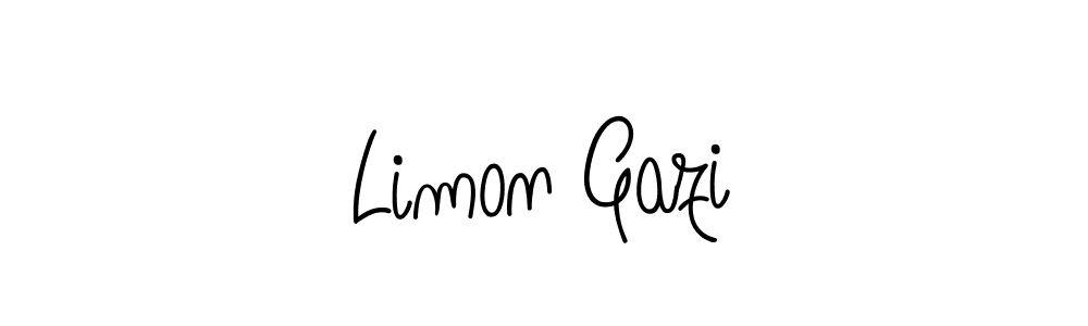 Angelique-Rose-font-FFP is a professional signature style that is perfect for those who want to add a touch of class to their signature. It is also a great choice for those who want to make their signature more unique. Get Limon Gazi name to fancy signature for free. Limon Gazi signature style 5 images and pictures png