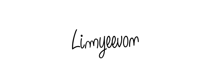 How to make Limyeevon signature? Angelique-Rose-font-FFP is a professional autograph style. Create handwritten signature for Limyeevon name. Limyeevon signature style 5 images and pictures png