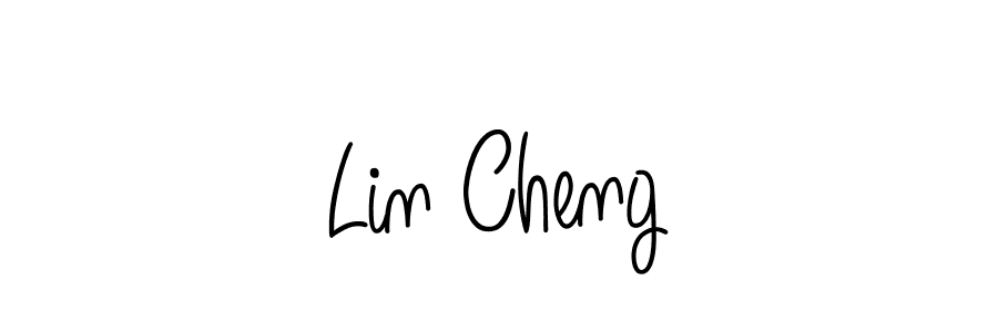Angelique-Rose-font-FFP is a professional signature style that is perfect for those who want to add a touch of class to their signature. It is also a great choice for those who want to make their signature more unique. Get Lin Cheng name to fancy signature for free. Lin Cheng signature style 5 images and pictures png