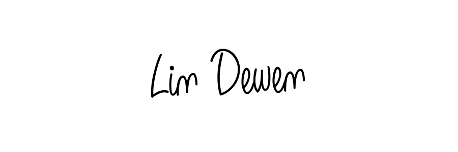 Create a beautiful signature design for name Lin Dewen. With this signature (Angelique-Rose-font-FFP) fonts, you can make a handwritten signature for free. Lin Dewen signature style 5 images and pictures png