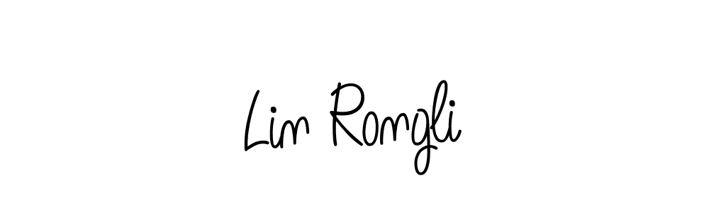 How to make Lin Rongli signature? Angelique-Rose-font-FFP is a professional autograph style. Create handwritten signature for Lin Rongli name. Lin Rongli signature style 5 images and pictures png