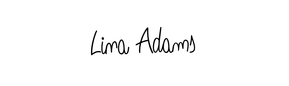 Make a beautiful signature design for name Lina Adams. Use this online signature maker to create a handwritten signature for free. Lina Adams signature style 5 images and pictures png