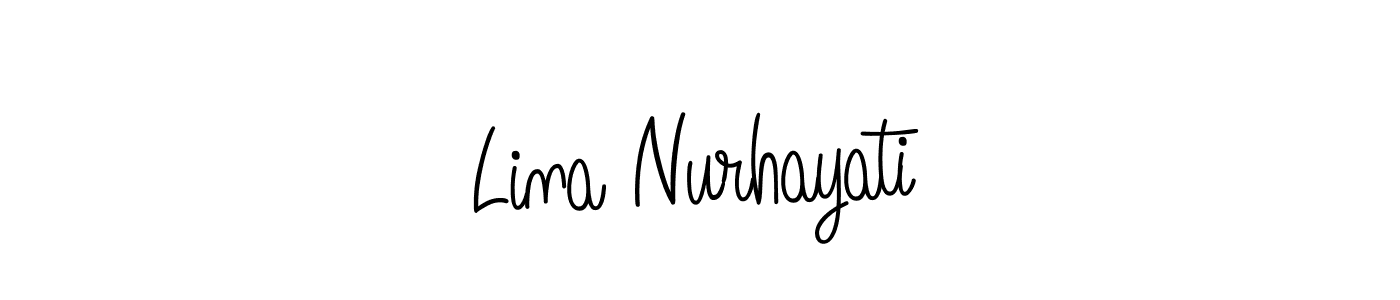 How to Draw Lina Nurhayati signature style? Angelique-Rose-font-FFP is a latest design signature styles for name Lina Nurhayati. Lina Nurhayati signature style 5 images and pictures png