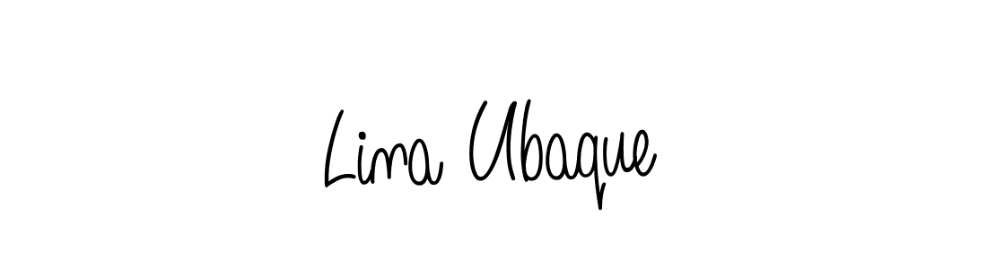 Also You can easily find your signature by using the search form. We will create Lina Ubaque name handwritten signature images for you free of cost using Angelique-Rose-font-FFP sign style. Lina Ubaque signature style 5 images and pictures png