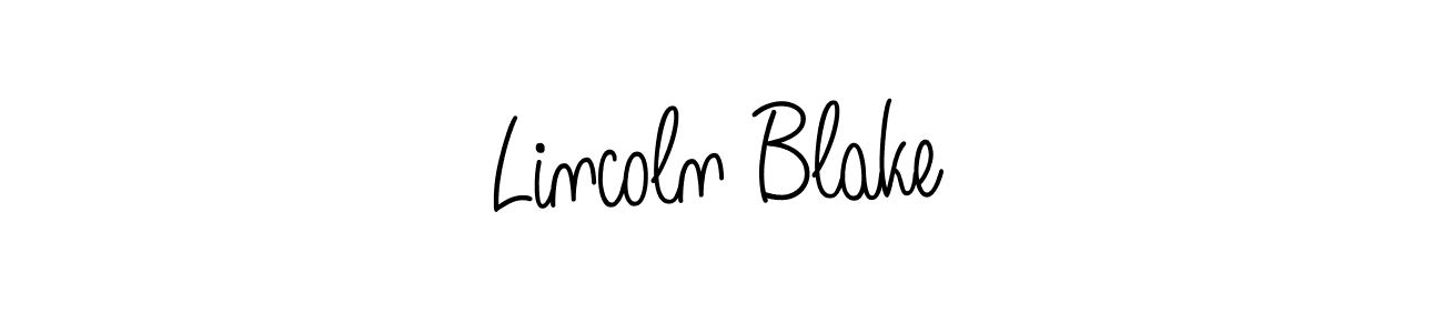 How to make Lincoln Blake signature? Angelique-Rose-font-FFP is a professional autograph style. Create handwritten signature for Lincoln Blake name. Lincoln Blake signature style 5 images and pictures png