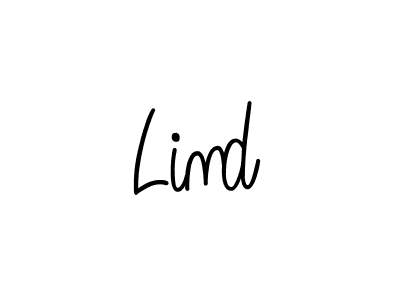 The best way (Angelique-Rose-font-FFP) to make a short signature is to pick only two or three words in your name. The name Lind include a total of six letters. For converting this name. Lind signature style 5 images and pictures png