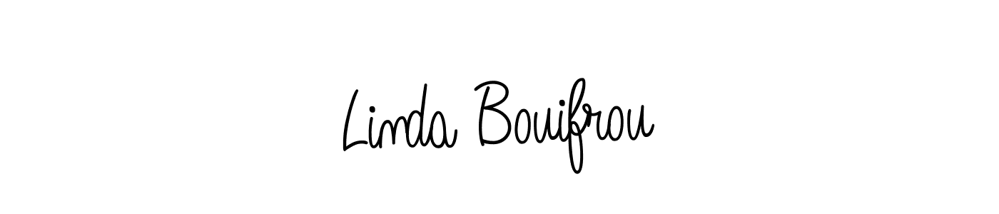 This is the best signature style for the Linda Bouifrou name. Also you like these signature font (Angelique-Rose-font-FFP). Mix name signature. Linda Bouifrou signature style 5 images and pictures png
