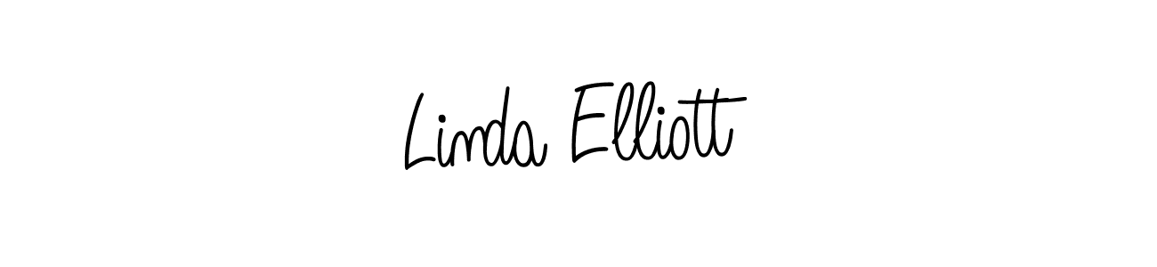 The best way (Angelique-Rose-font-FFP) to make a short signature is to pick only two or three words in your name. The name Linda Elliott include a total of six letters. For converting this name. Linda Elliott signature style 5 images and pictures png