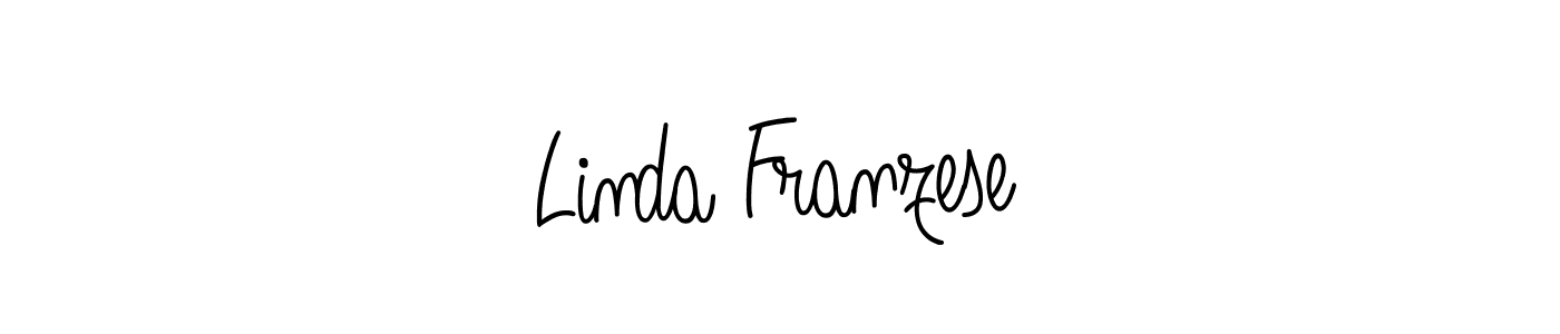 Design your own signature with our free online signature maker. With this signature software, you can create a handwritten (Angelique-Rose-font-FFP) signature for name Linda Franzese. Linda Franzese signature style 5 images and pictures png
