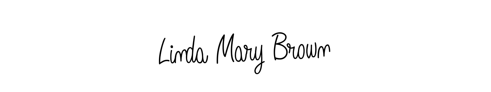 if you are searching for the best signature style for your name Linda Mary Brown. so please give up your signature search. here we have designed multiple signature styles  using Angelique-Rose-font-FFP. Linda Mary Brown signature style 5 images and pictures png