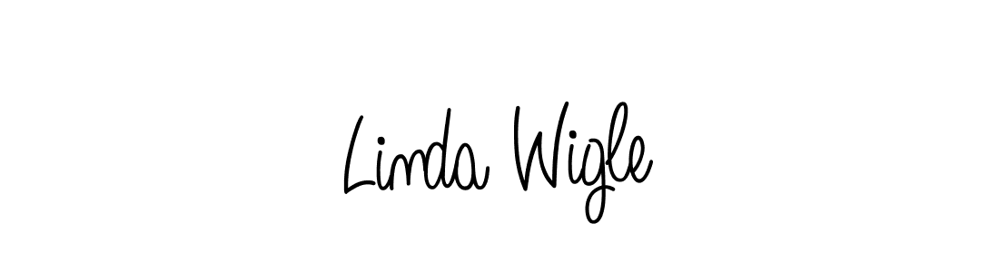 Best and Professional Signature Style for Linda Wigle. Angelique-Rose-font-FFP Best Signature Style Collection. Linda Wigle signature style 5 images and pictures png