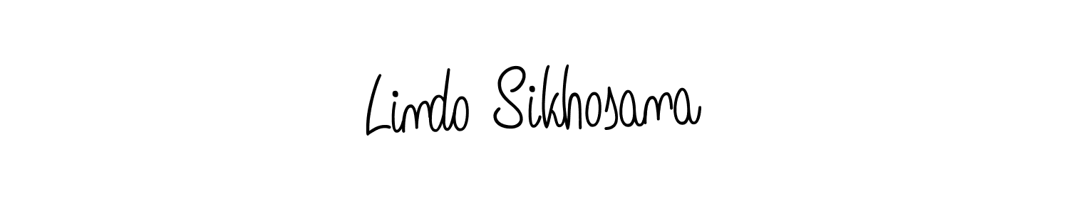 Similarly Angelique-Rose-font-FFP is the best handwritten signature design. Signature creator online .You can use it as an online autograph creator for name Lindo Sikhosana. Lindo Sikhosana signature style 5 images and pictures png