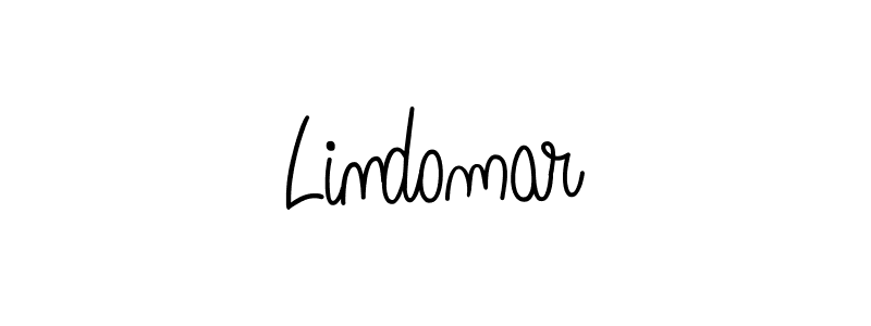 Make a beautiful signature design for name Lindomar. With this signature (Angelique-Rose-font-FFP) style, you can create a handwritten signature for free. Lindomar signature style 5 images and pictures png
