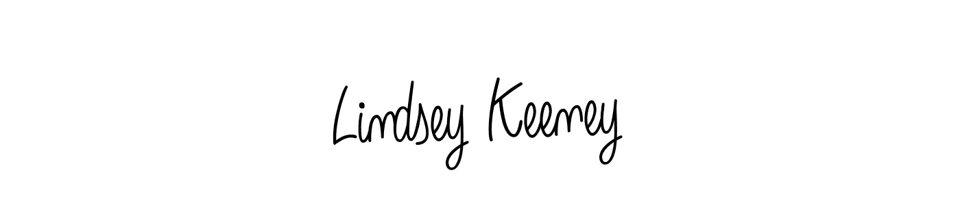 You should practise on your own different ways (Angelique-Rose-font-FFP) to write your name (Lindsey Keeney) in signature. don't let someone else do it for you. Lindsey Keeney signature style 5 images and pictures png