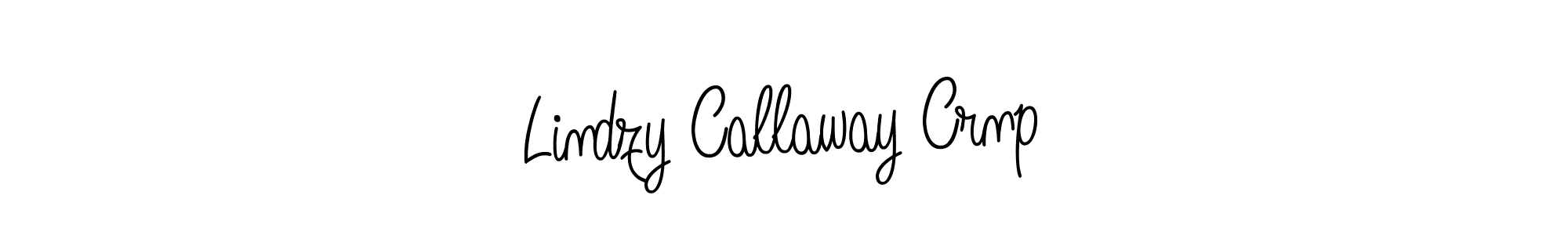 Design your own signature with our free online signature maker. With this signature software, you can create a handwritten (Angelique-Rose-font-FFP) signature for name Lindzy Callaway Crnp. Lindzy Callaway Crnp signature style 5 images and pictures png