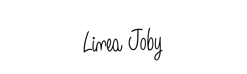 The best way (Angelique-Rose-font-FFP) to make a short signature is to pick only two or three words in your name. The name Linea Joby include a total of six letters. For converting this name. Linea Joby signature style 5 images and pictures png