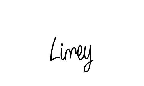 The best way (Angelique-Rose-font-FFP) to make a short signature is to pick only two or three words in your name. The name Liney include a total of six letters. For converting this name. Liney signature style 5 images and pictures png