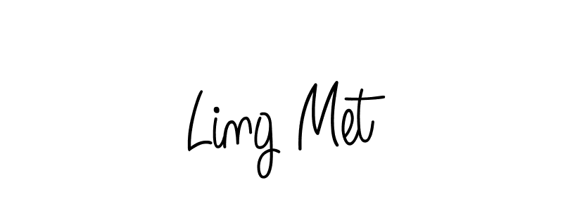 Best and Professional Signature Style for Ling Met. Angelique-Rose-font-FFP Best Signature Style Collection. Ling Met signature style 5 images and pictures png