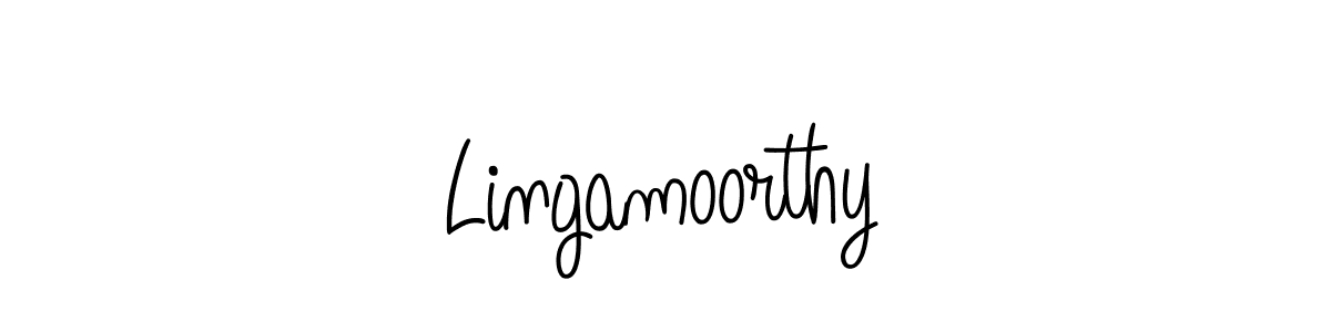 The best way (Angelique-Rose-font-FFP) to make a short signature is to pick only two or three words in your name. The name Lingamoorthy include a total of six letters. For converting this name. Lingamoorthy signature style 5 images and pictures png