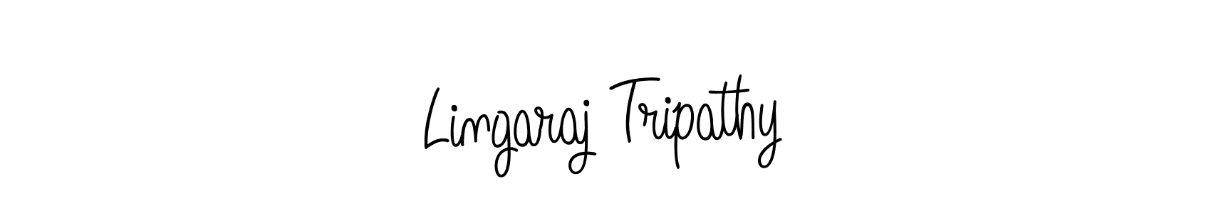 Lingaraj Tripathy stylish signature style. Best Handwritten Sign (Angelique-Rose-font-FFP) for my name. Handwritten Signature Collection Ideas for my name Lingaraj Tripathy. Lingaraj Tripathy signature style 5 images and pictures png