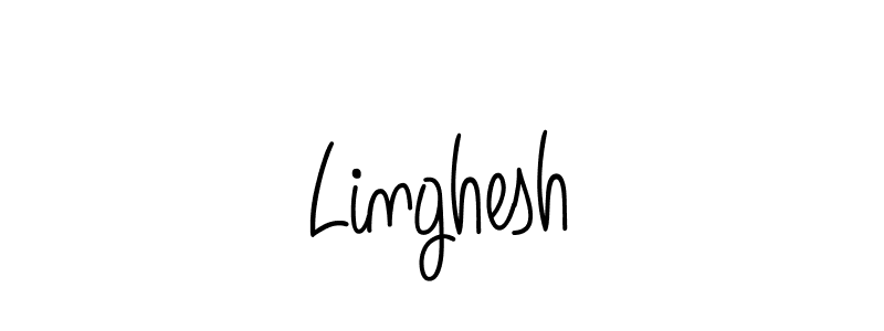 Best and Professional Signature Style for Linghesh. Angelique-Rose-font-FFP Best Signature Style Collection. Linghesh signature style 5 images and pictures png