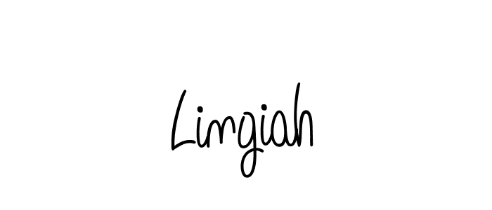 Also we have Lingiah name is the best signature style. Create professional handwritten signature collection using Angelique-Rose-font-FFP autograph style. Lingiah signature style 5 images and pictures png