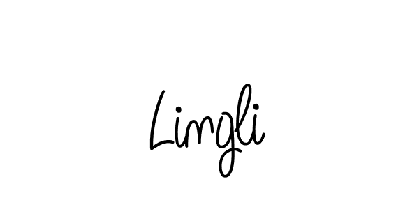 if you are searching for the best signature style for your name Lingli. so please give up your signature search. here we have designed multiple signature styles  using Angelique-Rose-font-FFP. Lingli signature style 5 images and pictures png