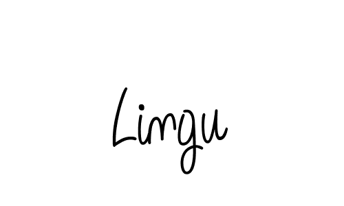 Design your own signature with our free online signature maker. With this signature software, you can create a handwritten (Angelique-Rose-font-FFP) signature for name Lingu. Lingu signature style 5 images and pictures png