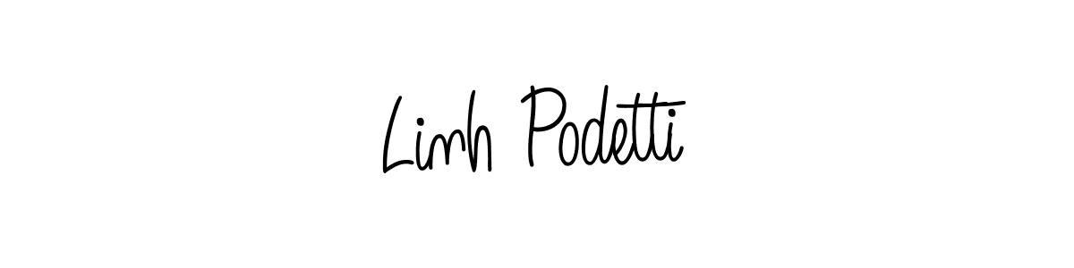 Also we have Linh Podetti name is the best signature style. Create professional handwritten signature collection using Angelique-Rose-font-FFP autograph style. Linh Podetti signature style 5 images and pictures png