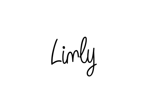 How to make Linly signature? Angelique-Rose-font-FFP is a professional autograph style. Create handwritten signature for Linly name. Linly signature style 5 images and pictures png