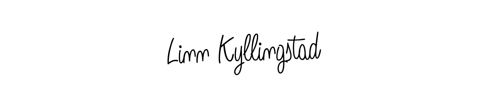 The best way (Angelique-Rose-font-FFP) to make a short signature is to pick only two or three words in your name. The name Linn Kyllingstad include a total of six letters. For converting this name. Linn Kyllingstad signature style 5 images and pictures png