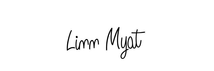 How to make Linn Myat signature? Angelique-Rose-font-FFP is a professional autograph style. Create handwritten signature for Linn Myat name. Linn Myat signature style 5 images and pictures png