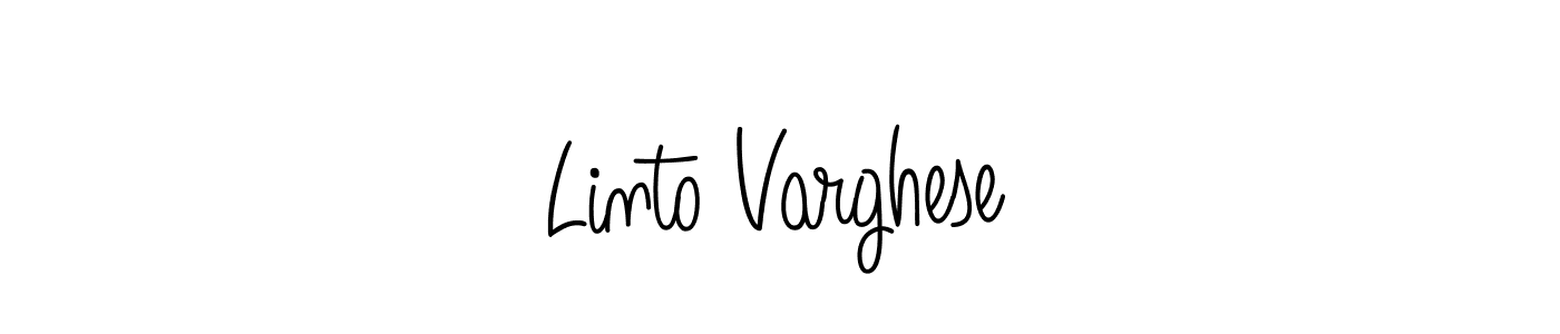 Also we have Linto Varghese name is the best signature style. Create professional handwritten signature collection using Angelique-Rose-font-FFP autograph style. Linto Varghese signature style 5 images and pictures png