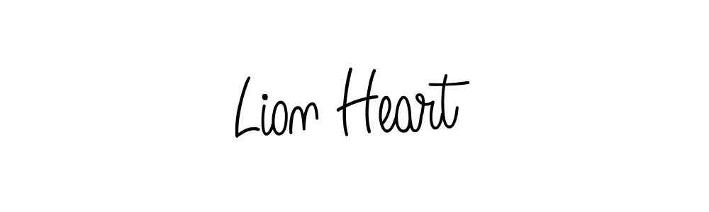 This is the best signature style for the Lion Heart name. Also you like these signature font (Angelique-Rose-font-FFP). Mix name signature. Lion Heart signature style 5 images and pictures png